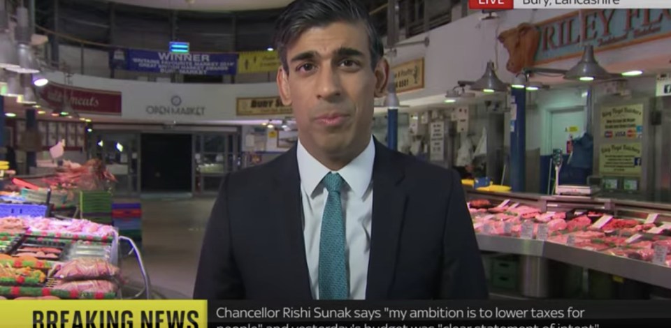 Rishi Sunak said it will be his 'priority' to cut taxes on Brits