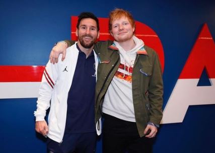 Lionel Messi recently shared a picture of himself with Ed Sheeran