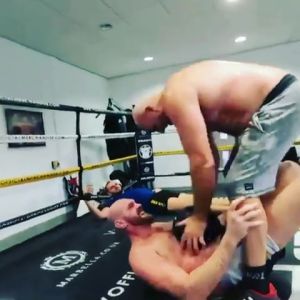 John Fury pounded son Tyson in a brutal training exercise