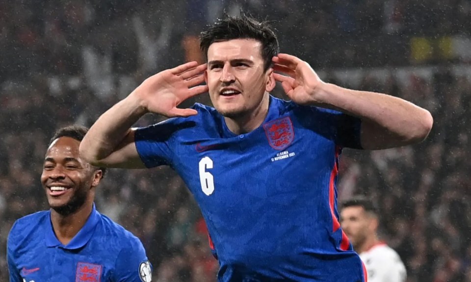 Harry Maguire celebrated his goal at Wembley by cupping his ears after recent critcism