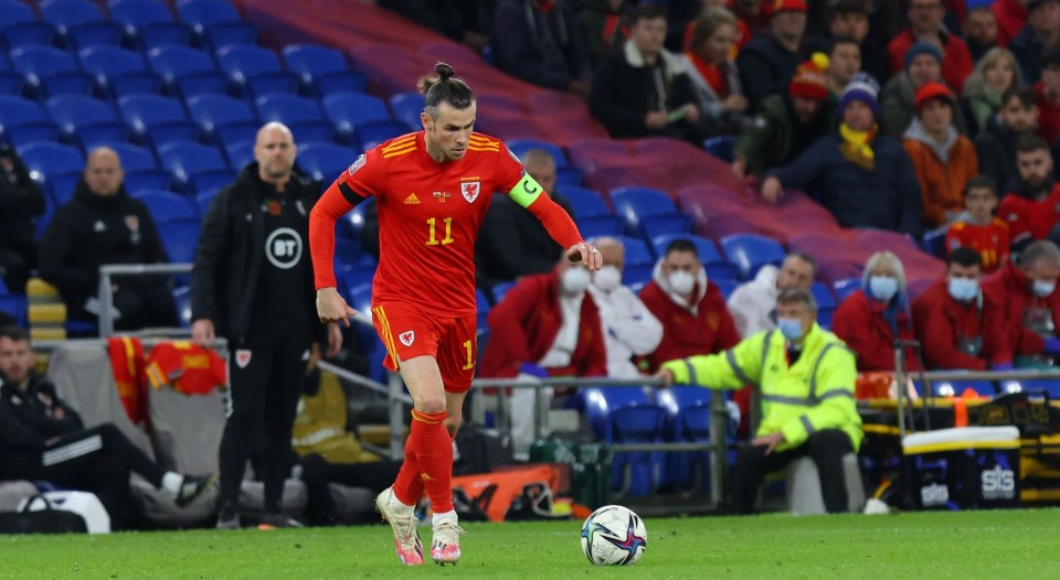 Bale won his 100th cap for Wales in the game against Belarus in Cardiff