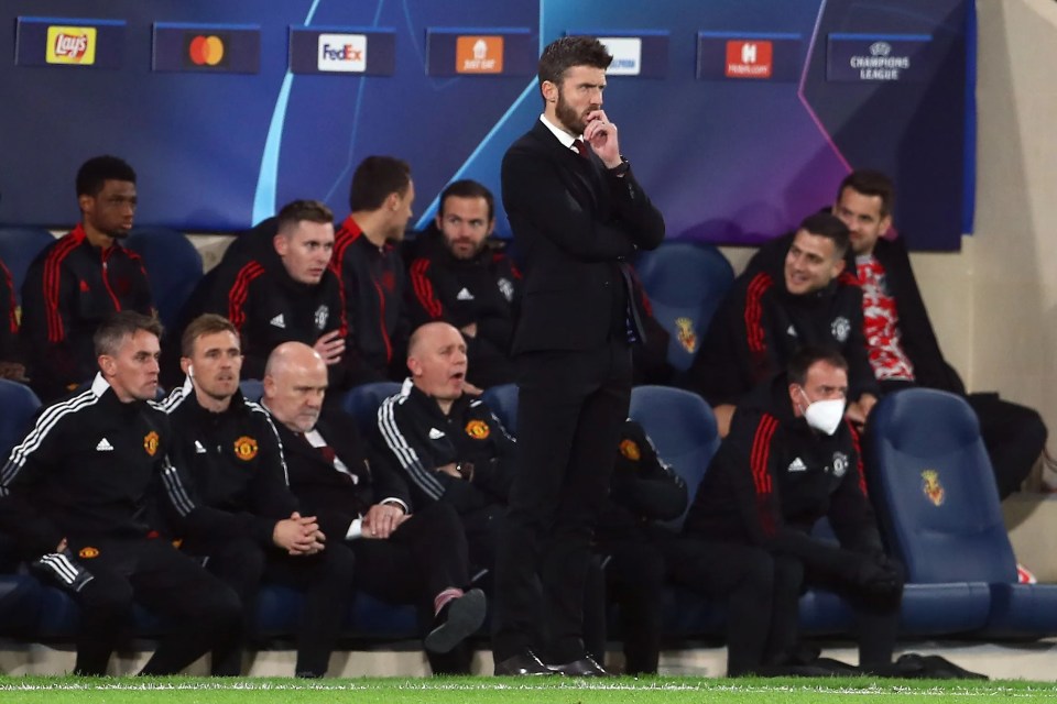 Michael Carrick was taking charge of his first game for Man Utd and wasn't afraid to make changes