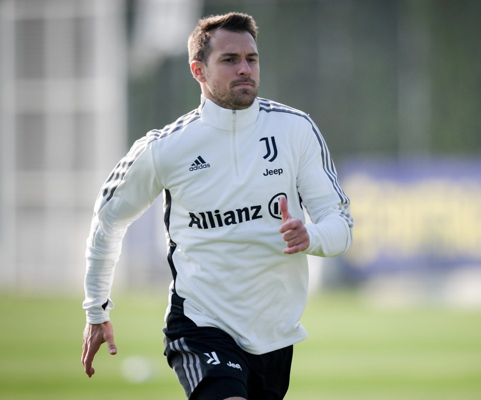 Aaron Ramsey has given Wales a boost after taking part in a full Juventus training session