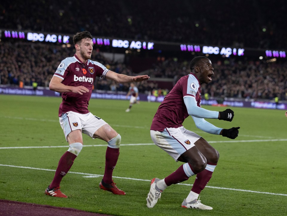 Kurt Zouma bagged what turned out to be West Ham's winner