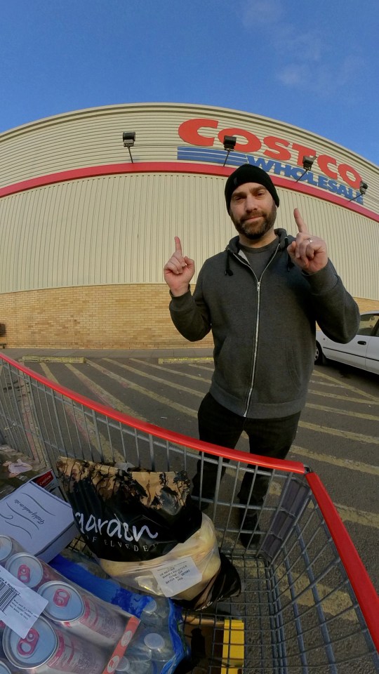 Super-shopper Brandon said Costco is "like a second home"