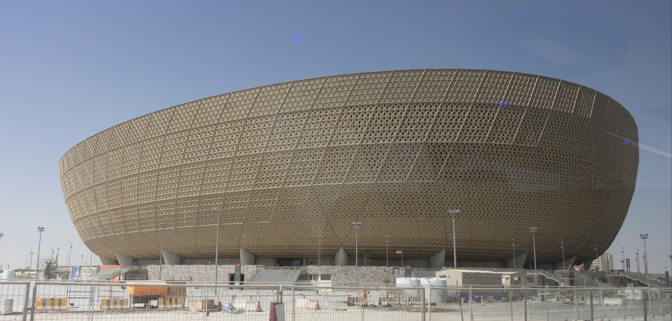 The 68,000-seater Lusail Stadium will host the World Cup final in Qatar next year