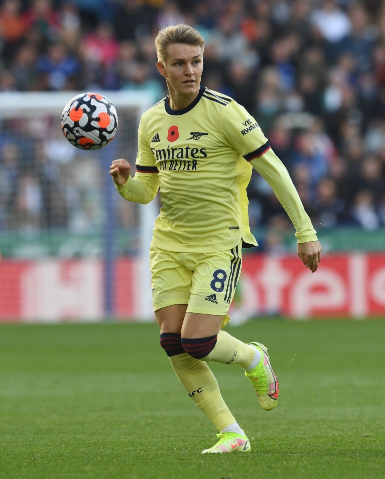 Arsenal ace Martin Odegaard has named the two toughest defenders he has ever faced in his career