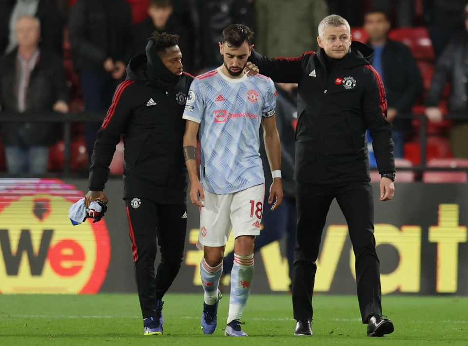 Raging Bruno Fernandes was dragged away by Fred at full-time as Ole Gunnar Solskjaer was mercilessly booed by travelling fans following the 4-1 loss at Watford