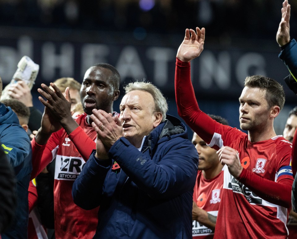 Neil Warnock was sacked as Middlesbrough manager after last Saturday's draw at West Brom