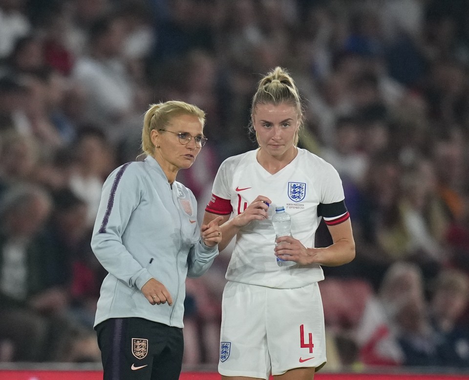 Williamson has been standing in as England captain following an injury to Steph Houghton