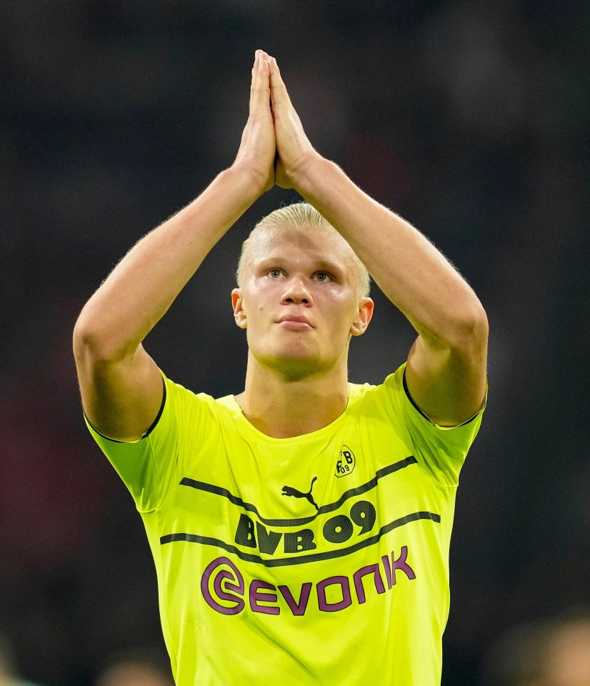 Erling Haaland will no longer be playing in the Champions League after Dortmund's elimination