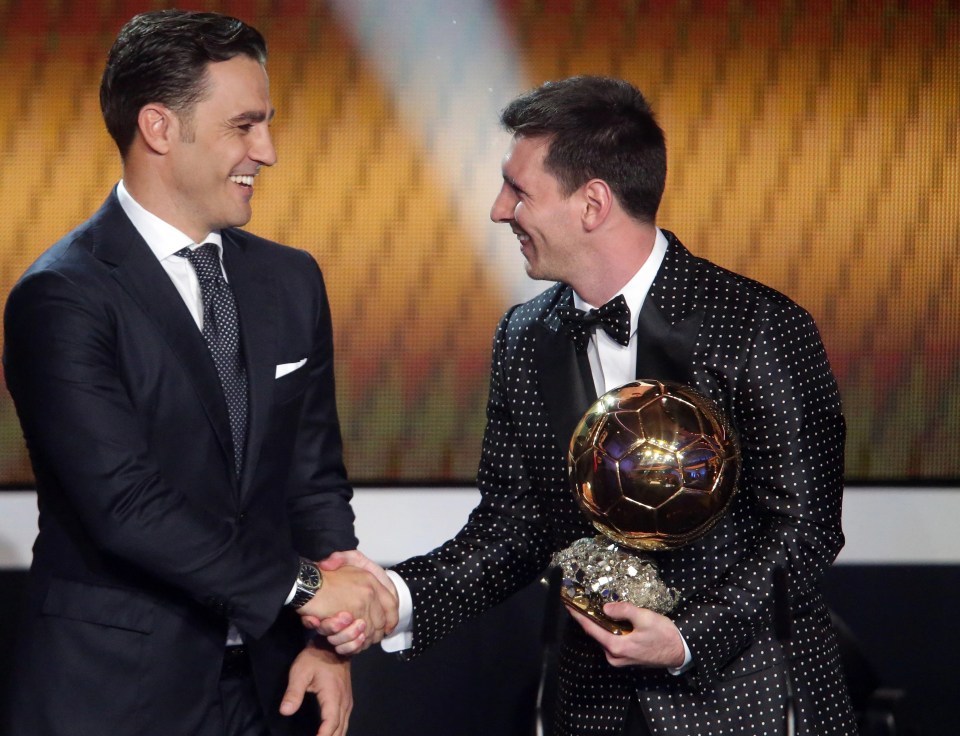 Messi celebrated his fourth consecutive Ballon d'Or crown by storming to victory in 2012