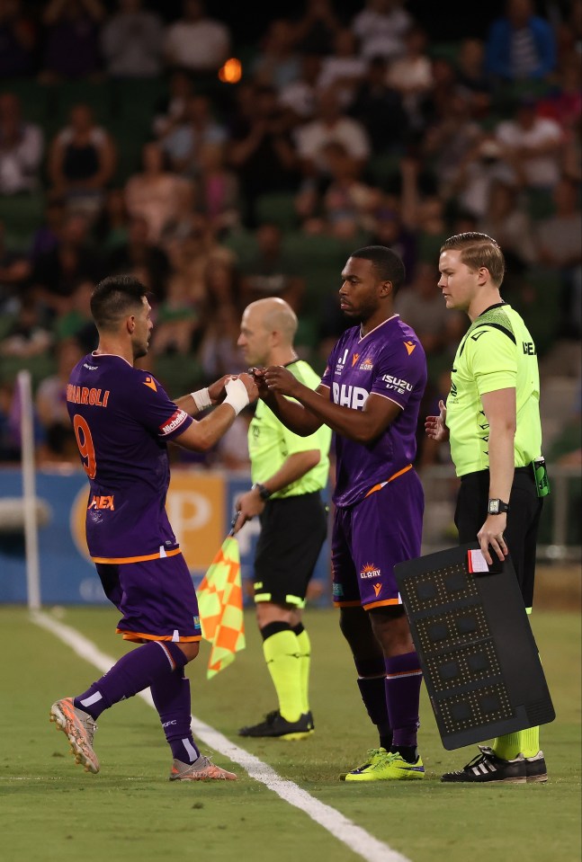 Daniel Sturridge was brought on for a ten-minute cameo at HBF Park