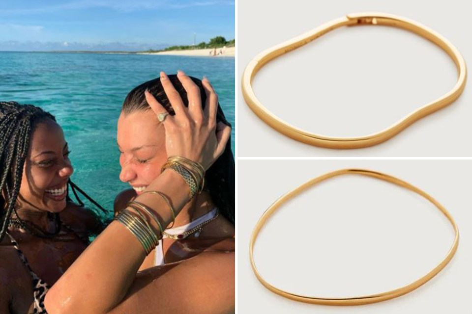 Bella Hadid's exact Monica Vinader bangle is on sale now