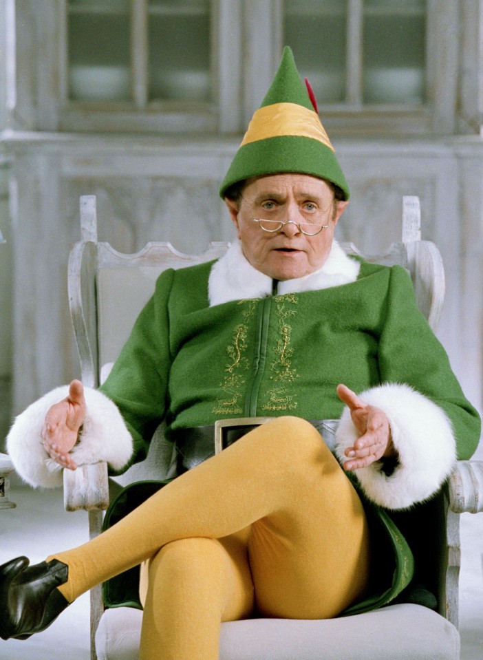 Bob Newhart began as a comedian before appearing as Papa Elf in the Christmas flick