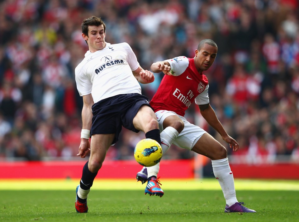 Bale and Walcott came through the Southampton academy together before going on to play in opposition for rivals Spurs and Arsenal