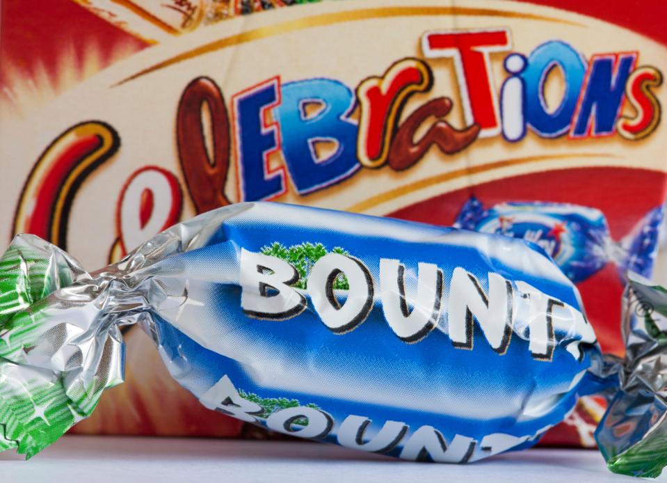 Bounty has been voted the most unloved chocolate in the tub