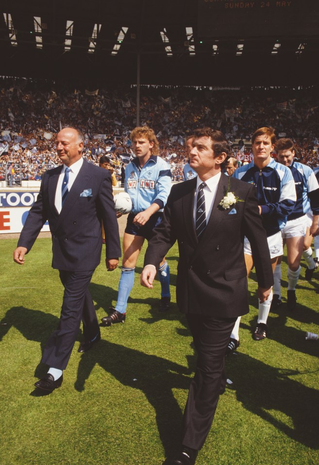 Sillett led his Coventry side out in front of a packed crowd at Wembley before the 3-2 victory