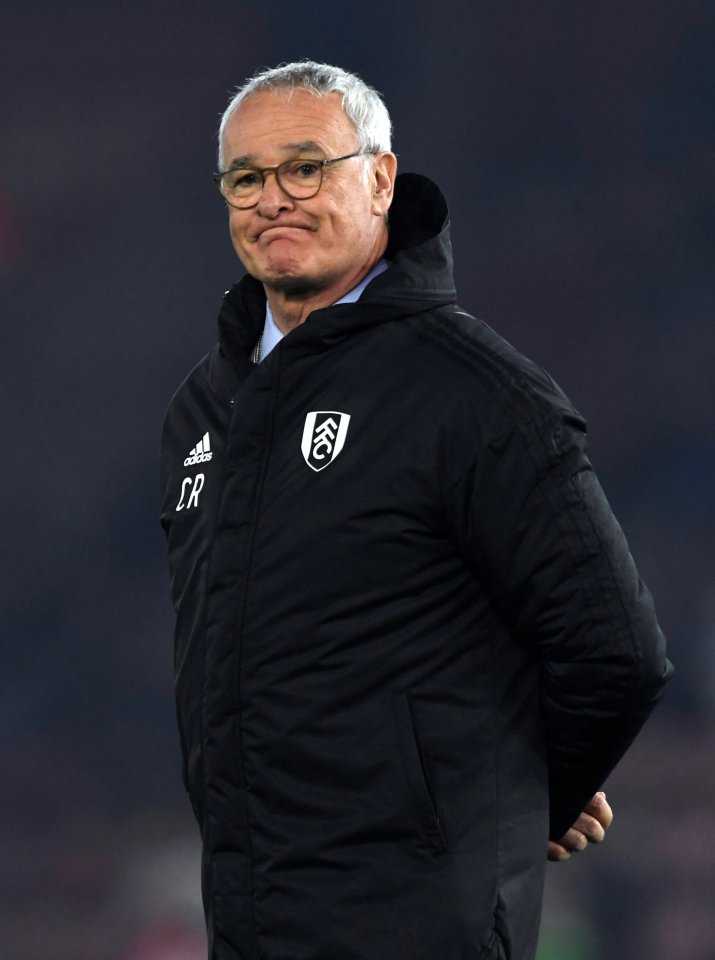 Claudio Ranieri faced chants of 'you don't know what you're doing' during his time at Fulham