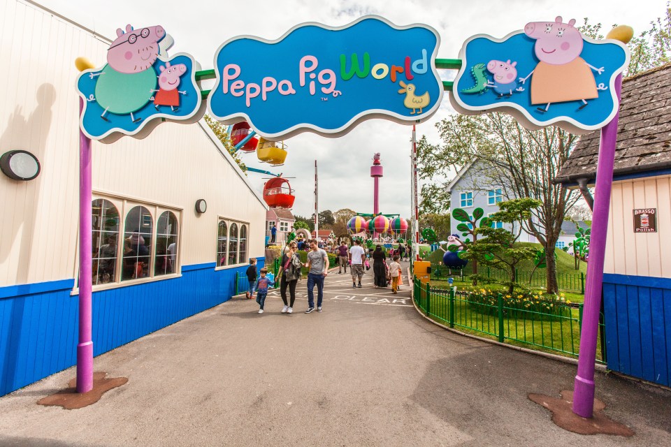 Paultons Park in Hampshire is home to Peppa Pig World and features more than 70 rides, including roller coasters, family rides and attractions