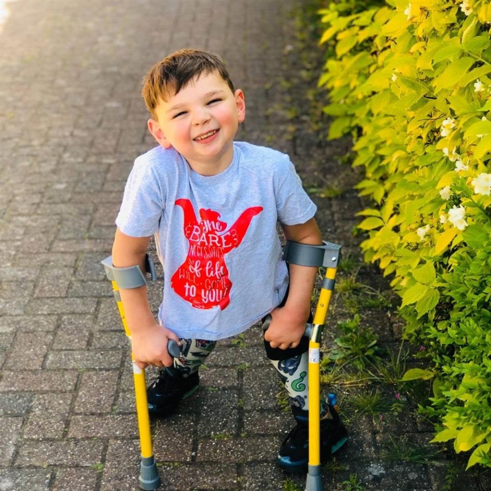 Tony Hudgell is thriving after being abused as a baby, learning to walk on prosthetic legs and raising over £1.2 million for the NHS