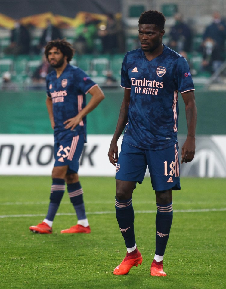 The Gunners are set to be without Mohamed Elneny and Thomas Partey due to the Africa Cup of Nations