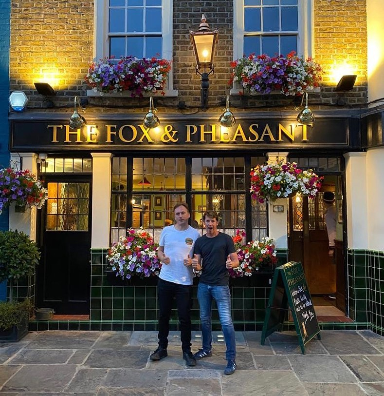 James has shared a video on Instagram of a glass mysteriously falling at The Fox & Pheasant pub and is convinced it is the spirit of a former regular