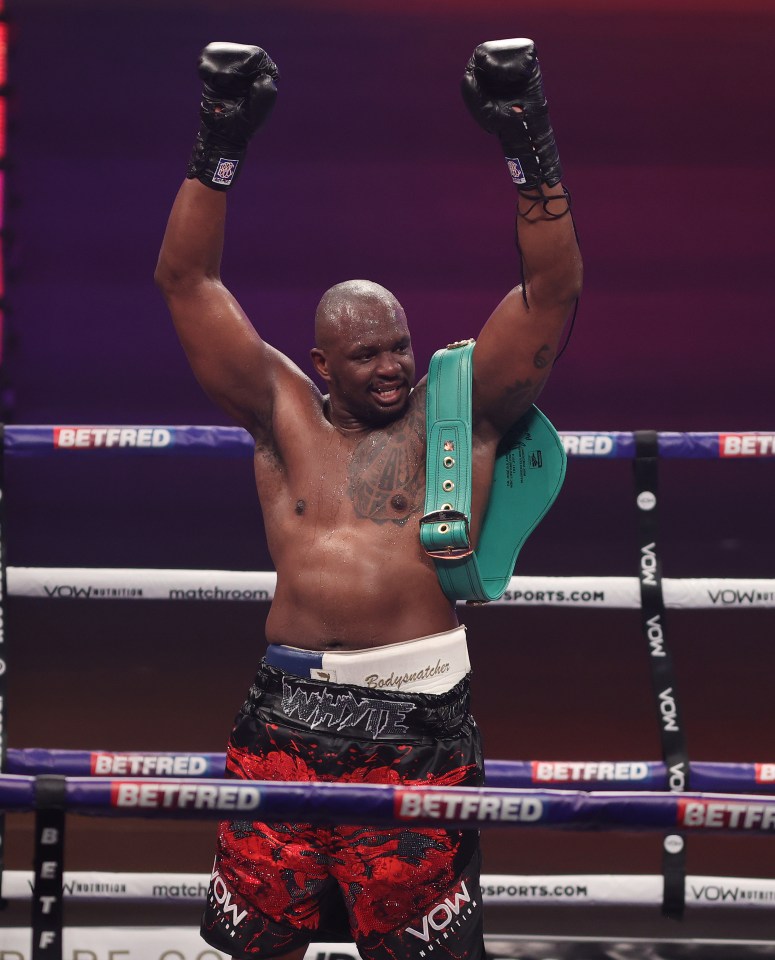 Dillian Whyte could be in line to fight Tyson Fury for the WBC title at Cardiff's Principality Stadium