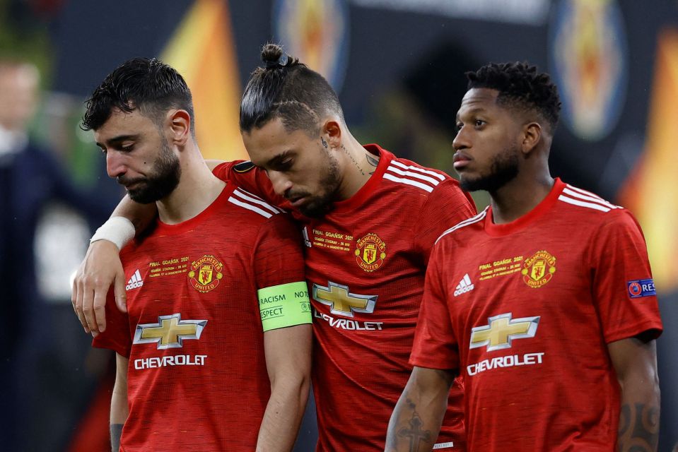 United suffered Europa League final heartache