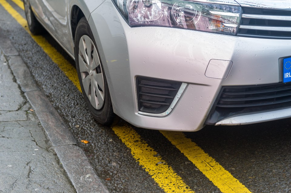 Parking on double yellow lines could lead to a fine