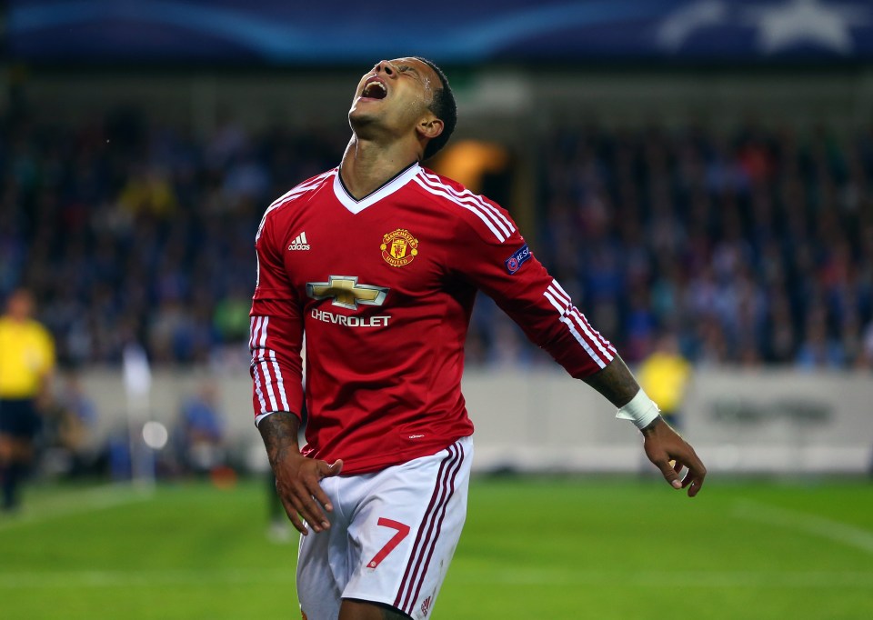 Memphis Depay struggled to show his best form at Old Trafford