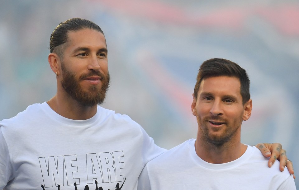 Ramos and Messi both arrived in Paris in the summer after forging their legendary reputations in Spain