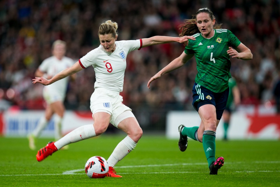 Ellen White could be in line to receive her 100th senior England international cap