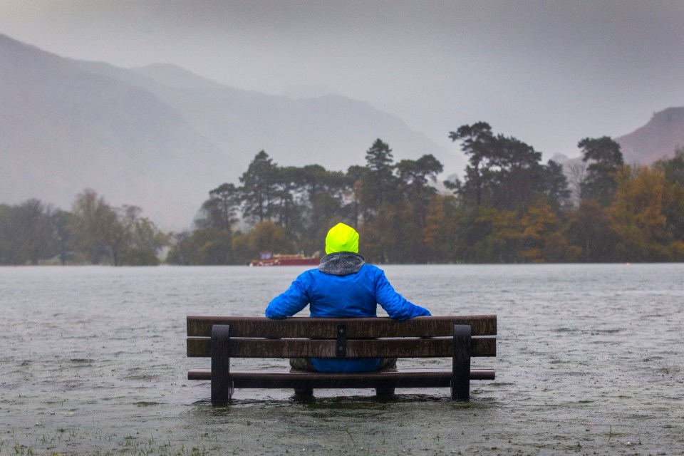 Parts of Cumbria saw an astonishing 1.3 feet of rain fall within just hours