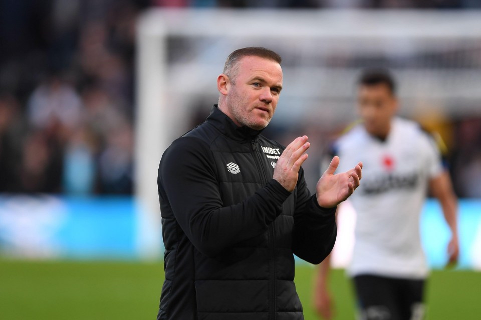 Derby boss Rooney has been trying to navigate his side through this difficult period