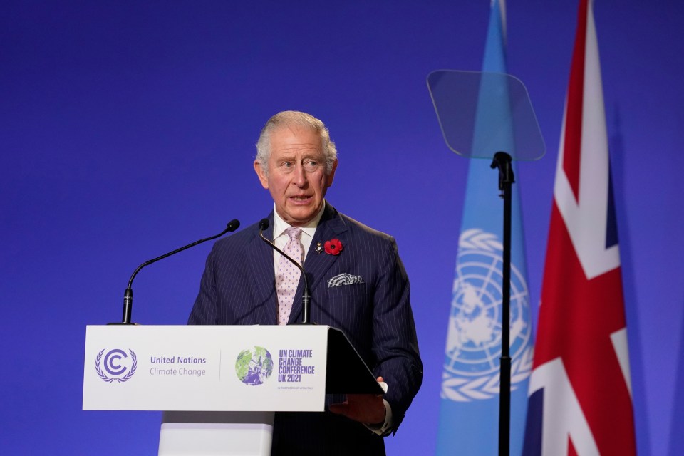 The Prince of Wales told leaders they must get onto a war-style footing to flight climte change