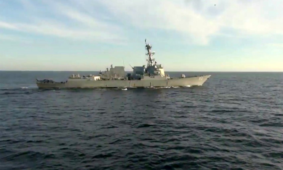 USS Chafee was involved in a standoff with Moscow after it was claimed the destroyer had strayed into Russian waters