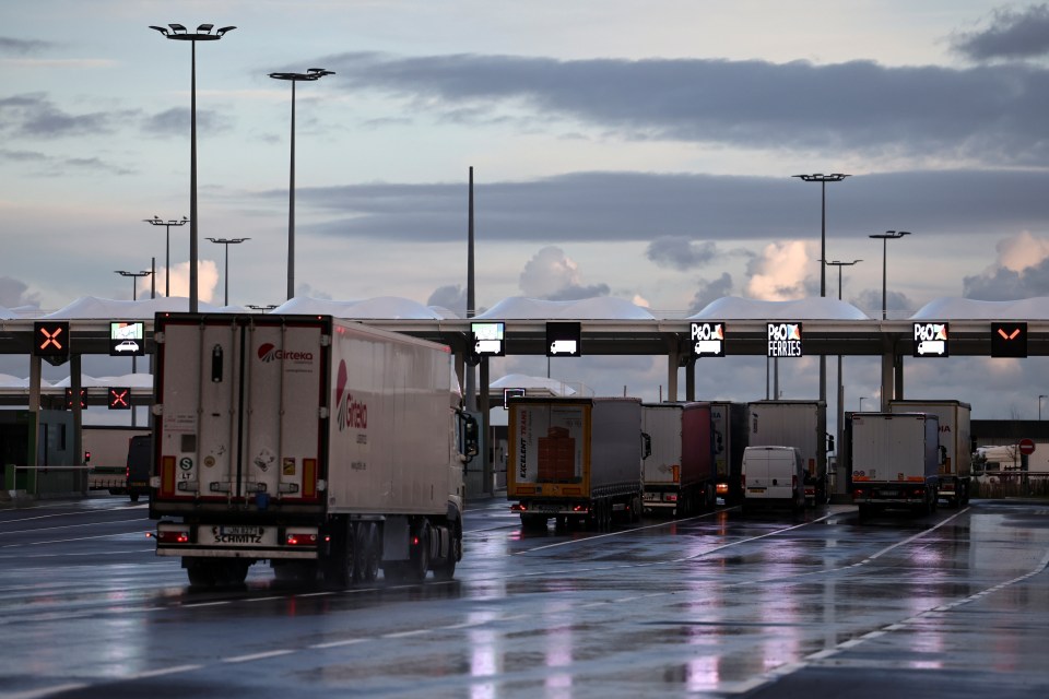 The French leader has threatened to snarl up shipments at Dover in a row over fishing