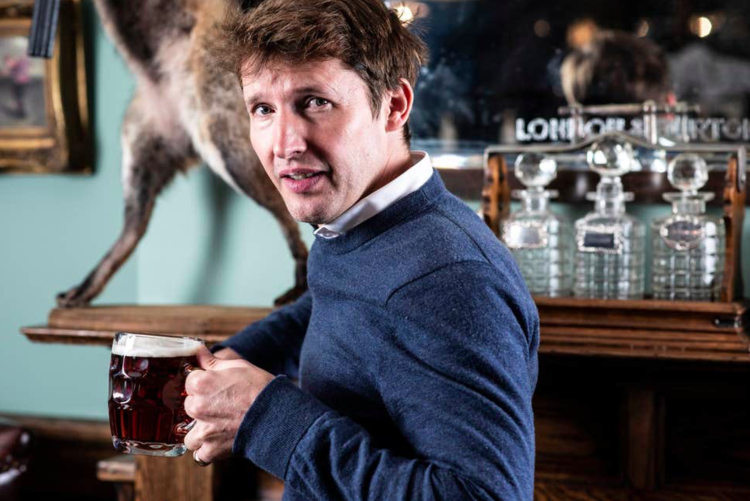 James Blunt is being haunted in the pub he owns — with the ghoul regularly knocking a particular tankard from its hook