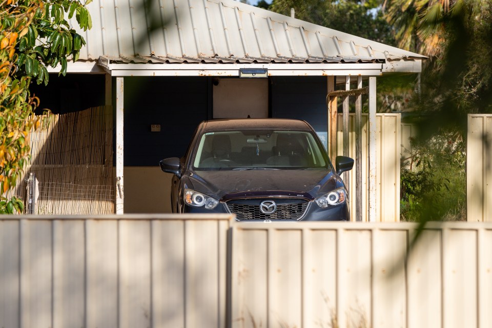 Kelly's car - where his neighbour saw the car 'full of dolls'