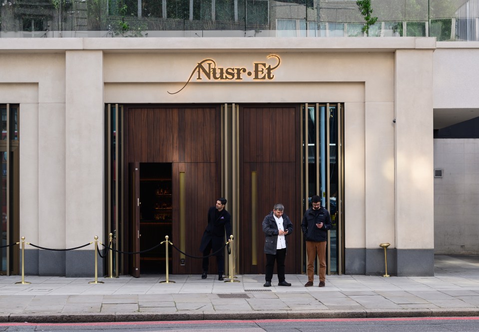 Nusr-Et in posh Kensington makes customers pay £40 if they cancel less than two days in advance