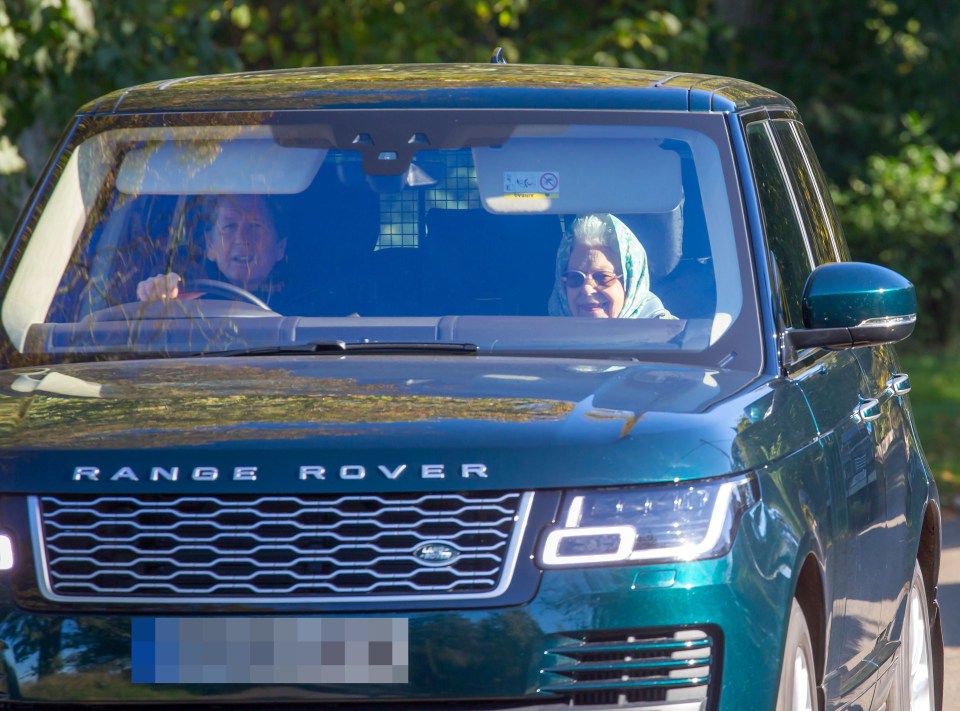 Her Majesty flew to her Norfolk estate by helicopter earlier this week