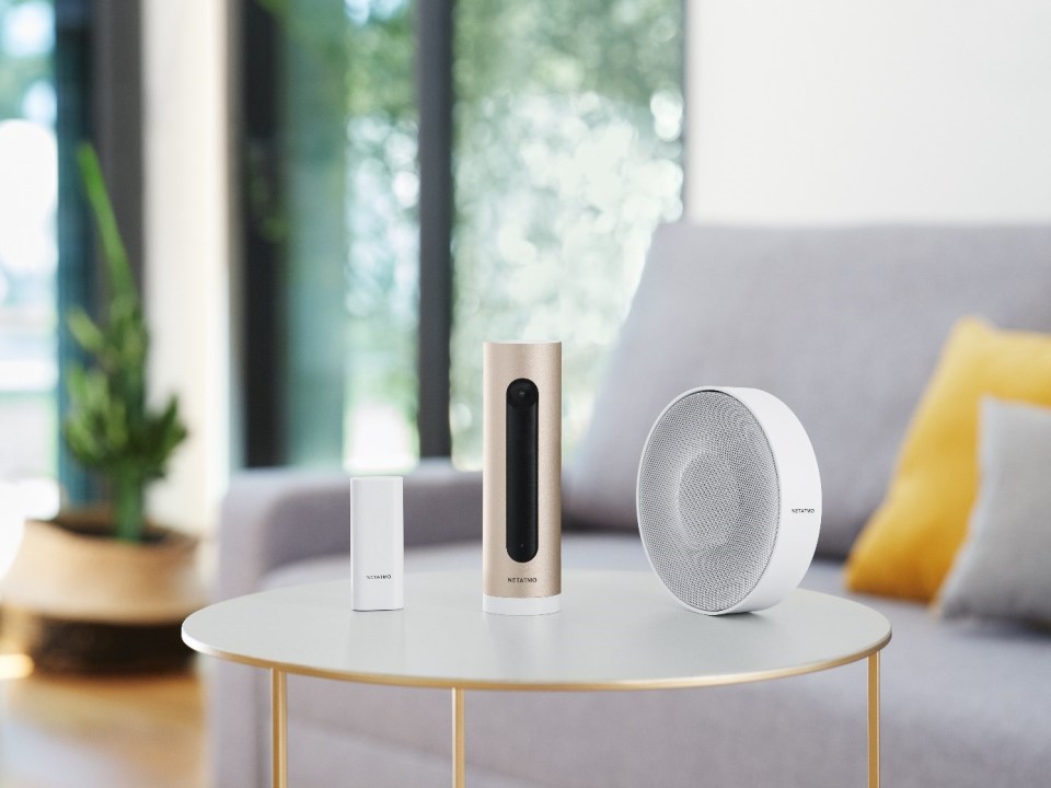 Netatmo smart alarm with camera detects burglars before they get in using sensors on doors and windows