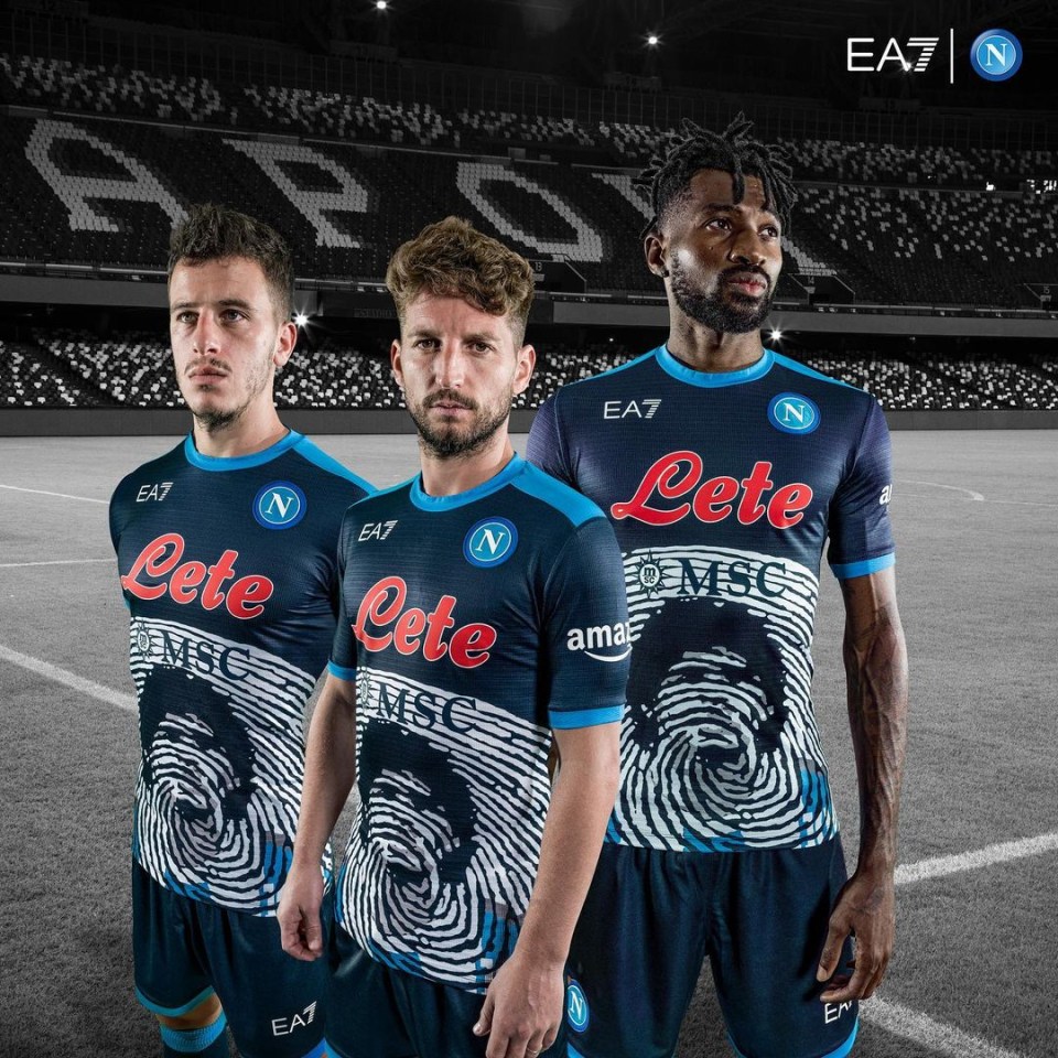 Napoli will honour Diego Maradona with a special jersey worn throughout November