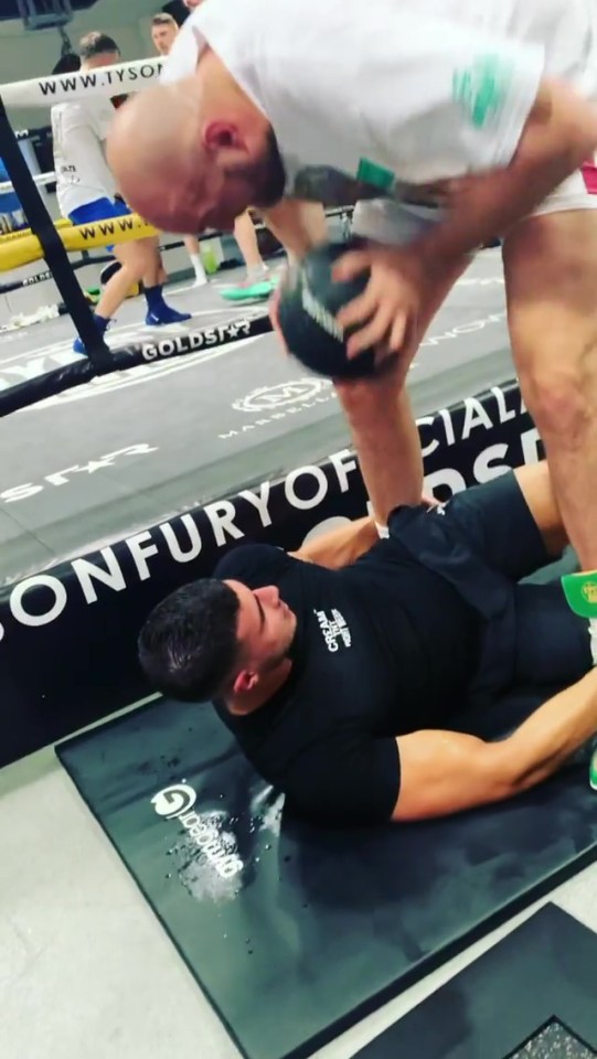 Tommy Fury has been in training with world champion brother Tyson