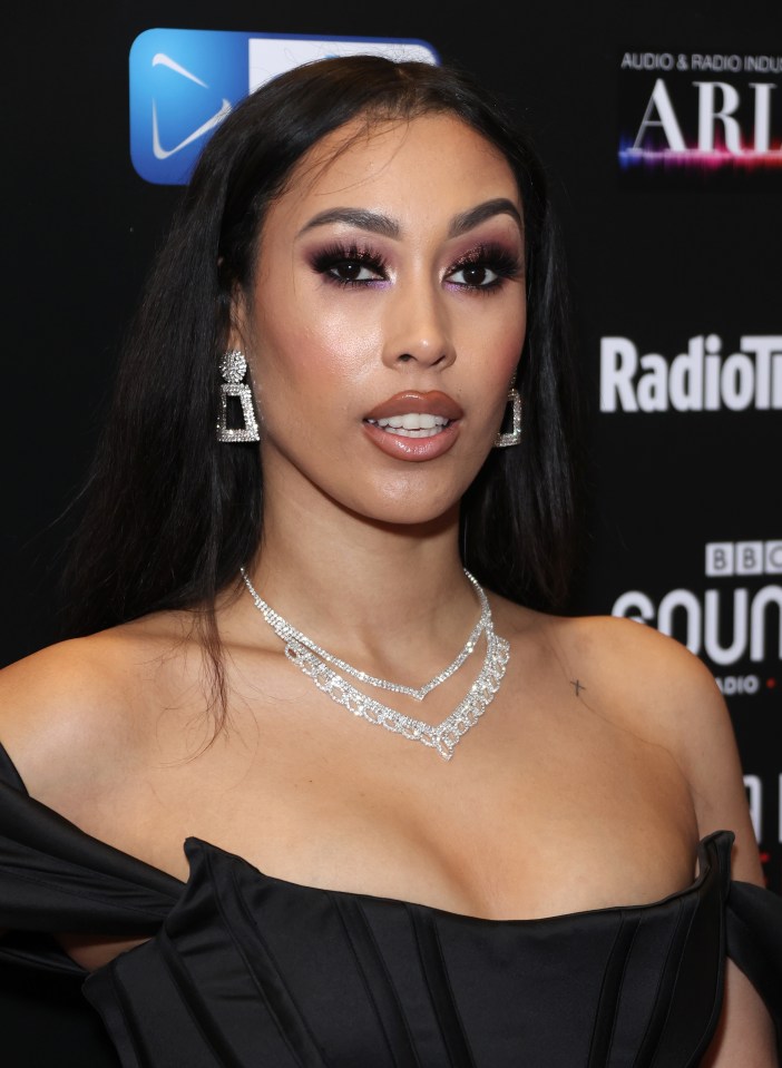 The Radio 1Xtra DJ usually covers her birthmark with make-up