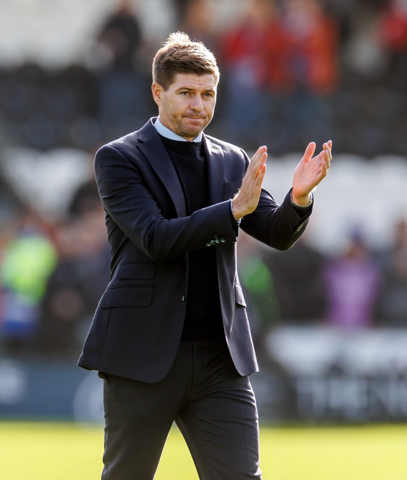 Steven Gerrard is wanted by Aston Villa to become their new manager