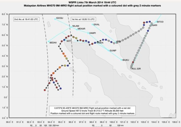 Richard Godfrey claims the plane went into a 20 minute holding pattern near Sumatra in Indonesia