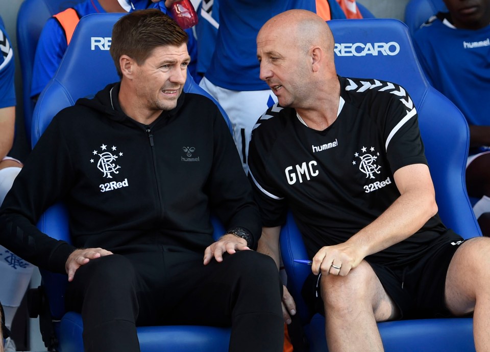 Steven Gerrard is also taking his assistant Gary McAllister with him to Villa Park