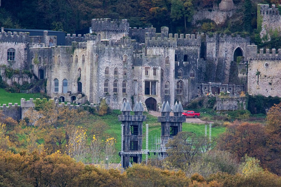 Gwyrch Castle in North Wales where I'm A Celeb will take place